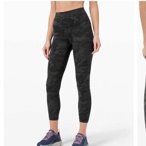 Lululemon Wunder Train High-Rise Tight 25" in Incognito Camo Multi Grey Size 4